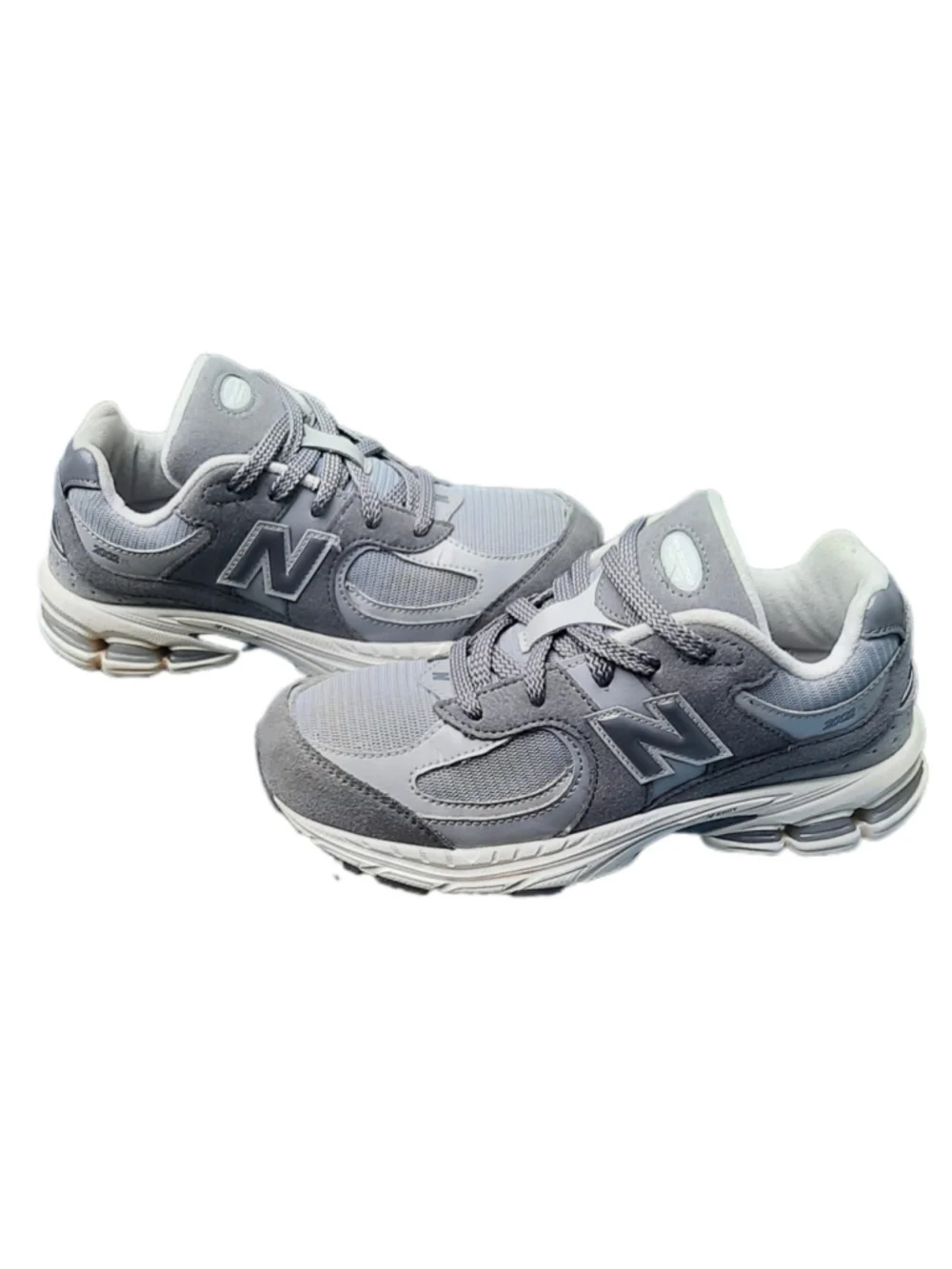 New Balance 2002R Kids Boys Size 3 Running Shoes Sneakers GC2002ST -Steel Grey